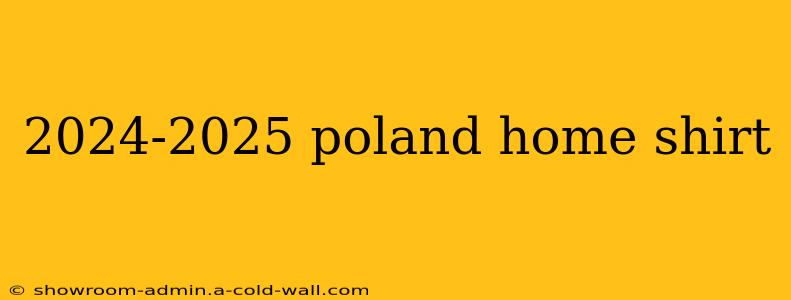 2024-2025 poland home shirt