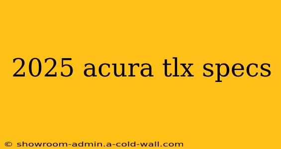 2025 acura tlx specs