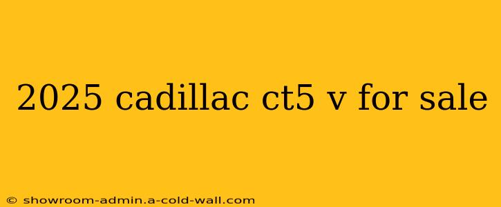 2025 cadillac ct5 v for sale