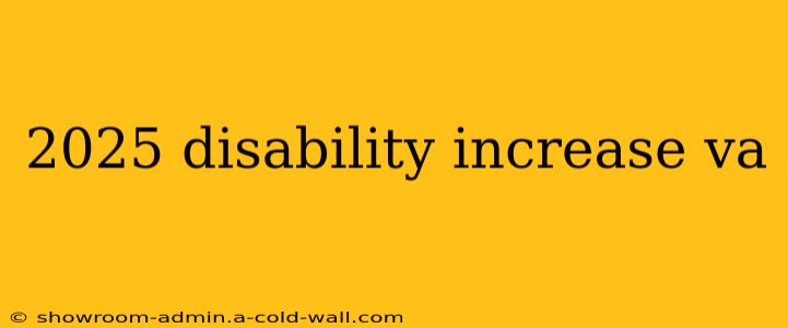 2025 disability increase va