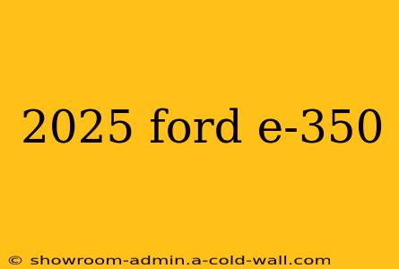 2025 ford e-350