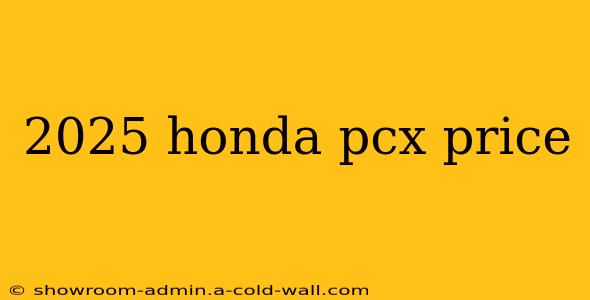 2025 honda pcx price