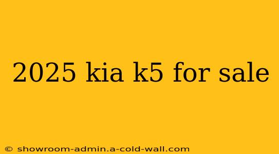 2025 kia k5 for sale