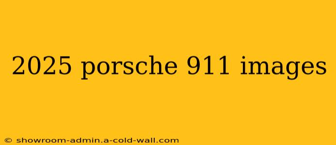 2025 porsche 911 images