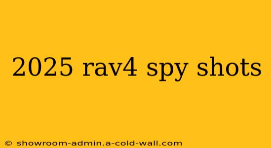 2025 rav4 spy shots