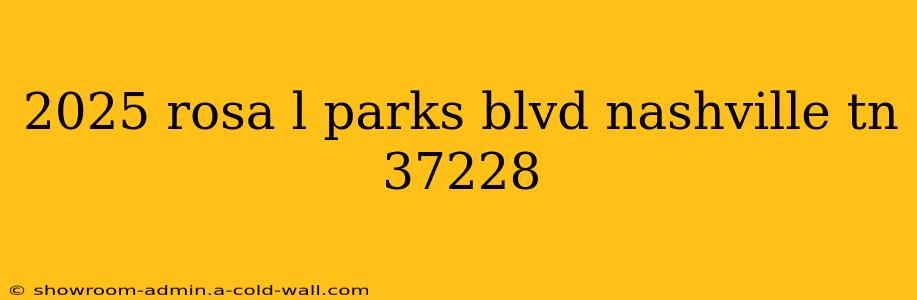 2025 rosa l parks blvd nashville tn 37228