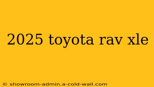 2025 toyota rav xle