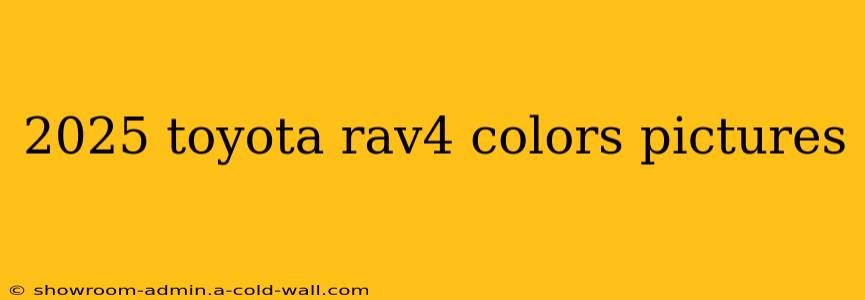 2025 toyota rav4 colors pictures