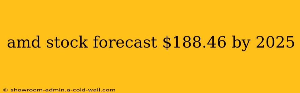 amd stock forecast $188.46 by 2025