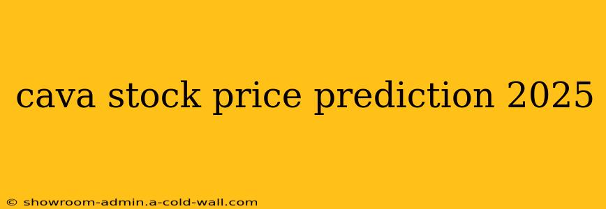 cava stock price prediction 2025