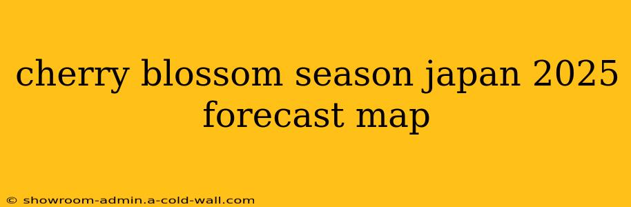 cherry blossom season japan 2025 forecast map