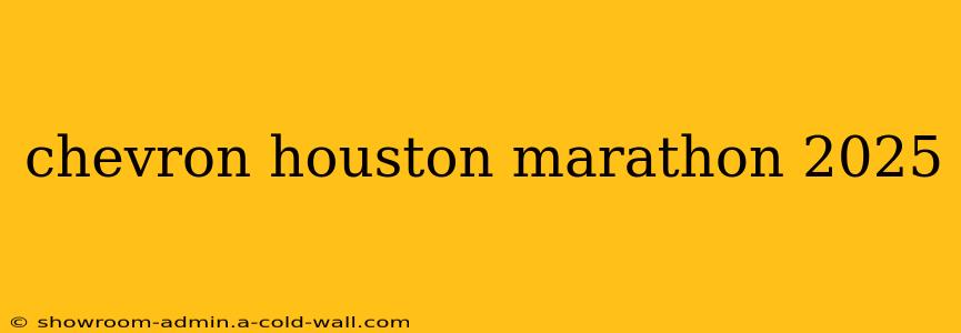 chevron houston marathon 2025