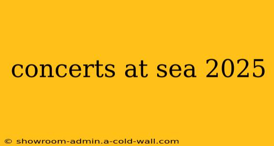 concerts at sea 2025