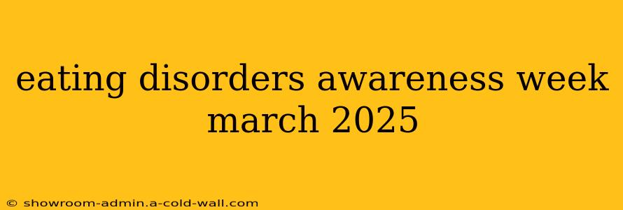 eating disorders awareness week march 2025