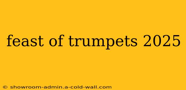 feast of trumpets 2025