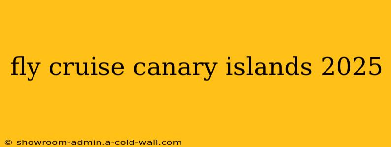 fly cruise canary islands 2025