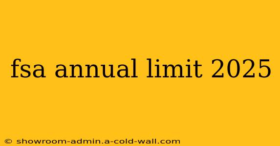 fsa annual limit 2025