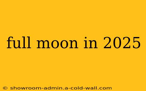 full moon in 2025