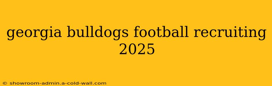 georgia bulldogs football recruiting 2025