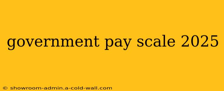 government pay scale 2025