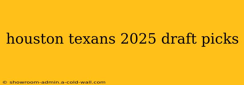 houston texans 2025 draft picks