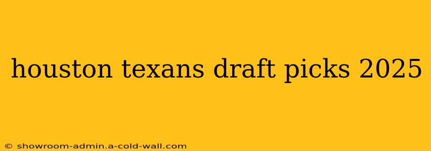 houston texans draft picks 2025