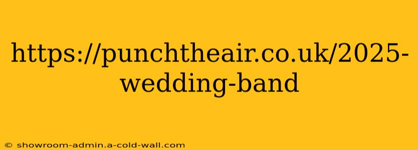 https://punchtheair.co.uk/2025-wedding-band