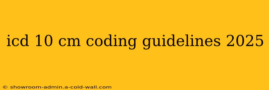 icd 10 cm coding guidelines 2025