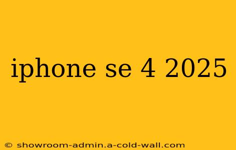 iphone se 4 2025