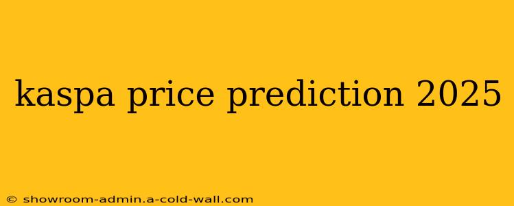 kaspa price prediction 2025