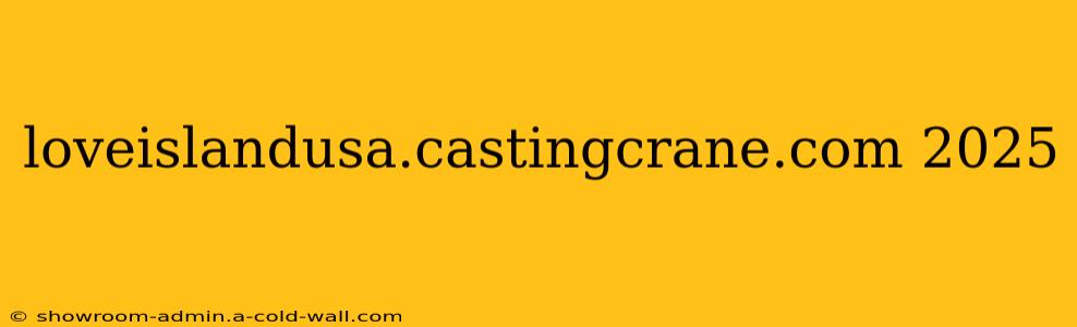 loveislandusa.castingcrane.com 2025