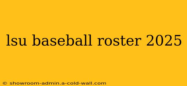 lsu baseball roster 2025