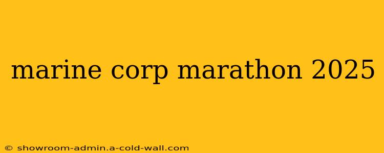 marine corp marathon 2025