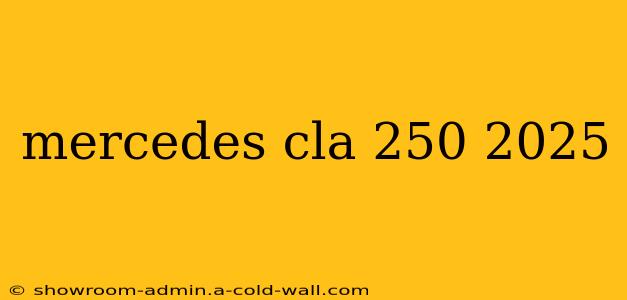 mercedes cla 250 2025