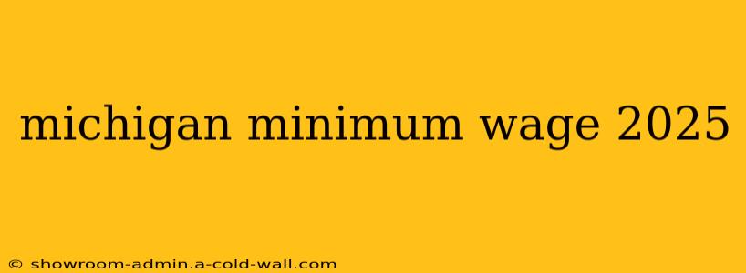 michigan minimum wage 2025