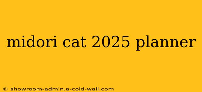 midori cat 2025 planner