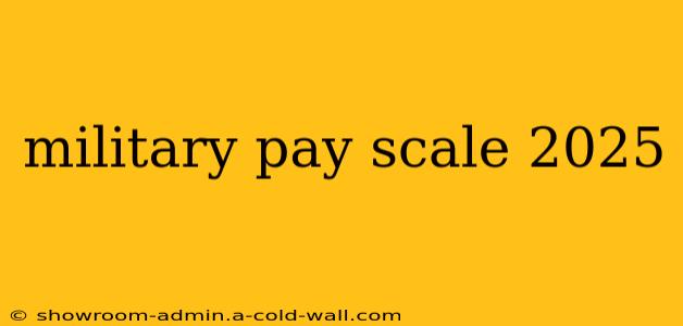 military pay scale 2025