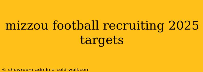 mizzou football recruiting 2025 targets