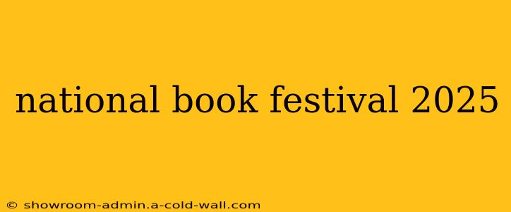 national book festival 2025