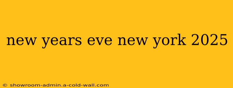 new years eve new york 2025