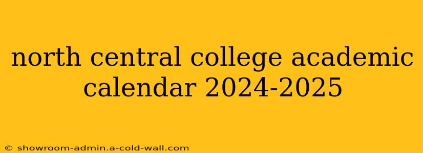 north central college academic calendar 2024-2025