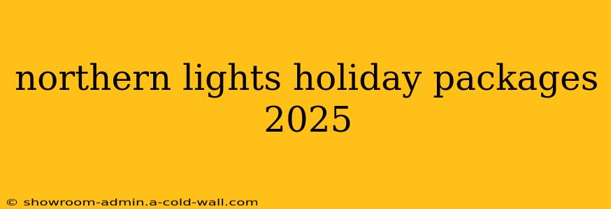 northern lights holiday packages 2025