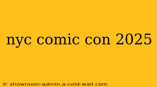 nyc comic con 2025