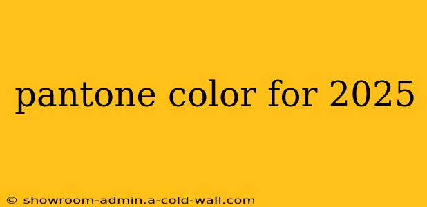 pantone color for 2025