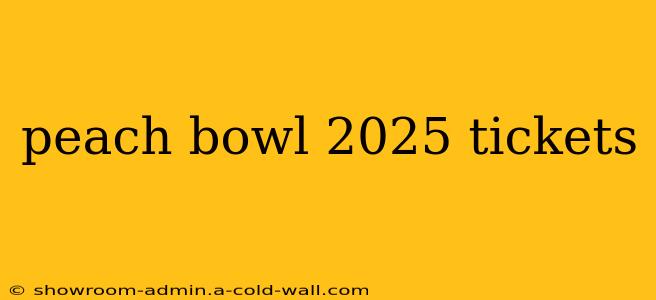 peach bowl 2025 tickets