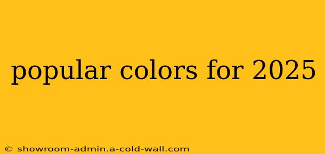 popular colors for 2025