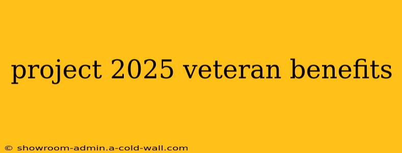 project 2025 veteran benefits