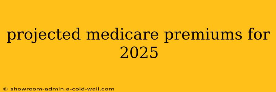 projected medicare premiums for 2025