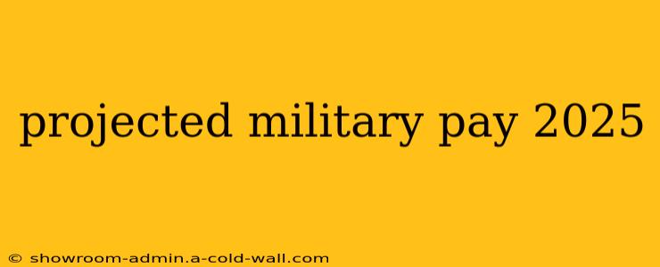 projected military pay 2025