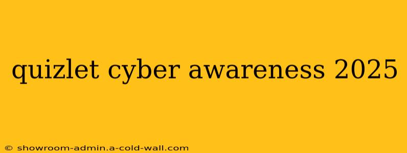 quizlet cyber awareness 2025